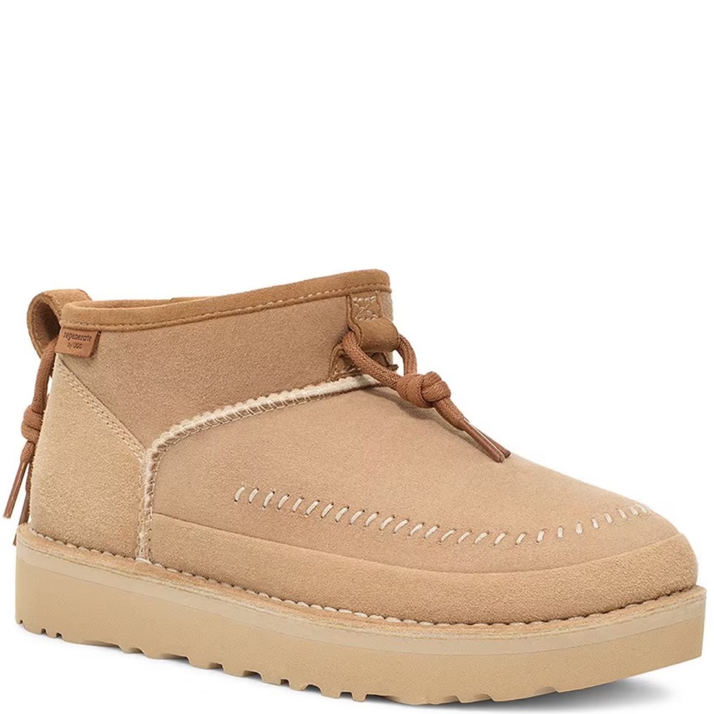 UGG Ultra Mini Crafted Regenerate Knot Detail Booties